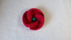 crochet poppy design pattern