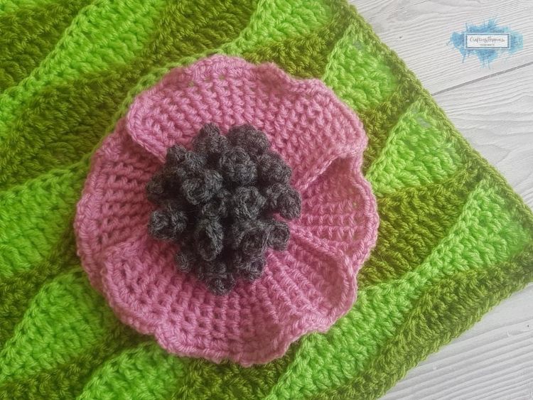 tunisian crochet poppy pattern