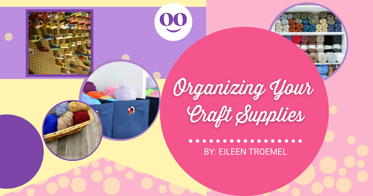 organizing crochet supplies