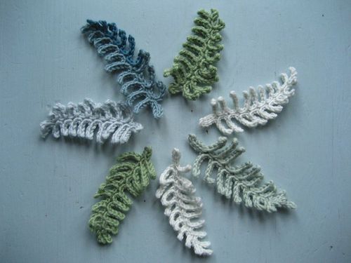 Crochet Fern Leaf free pattern