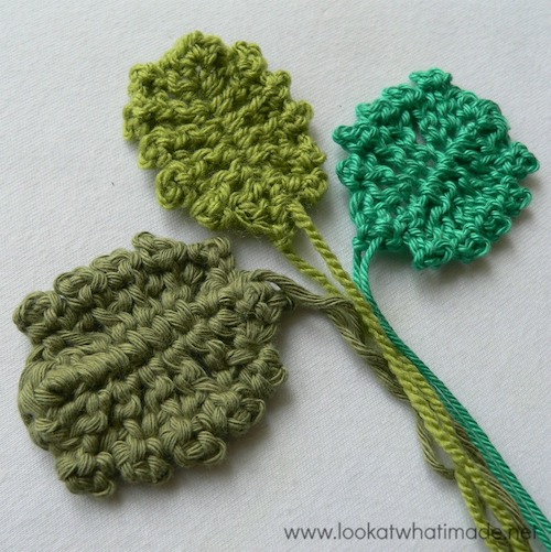Pansy Leaf crochet pattern