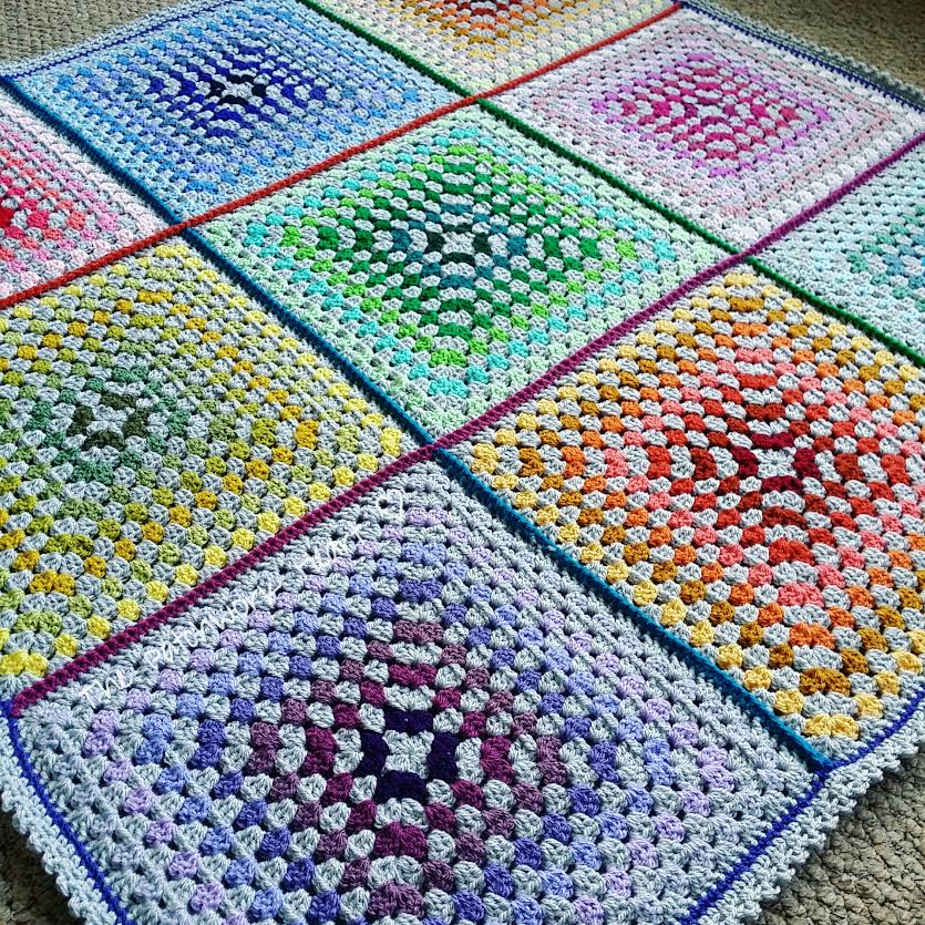 The Paintbox Blanket by the Patchwork Heart