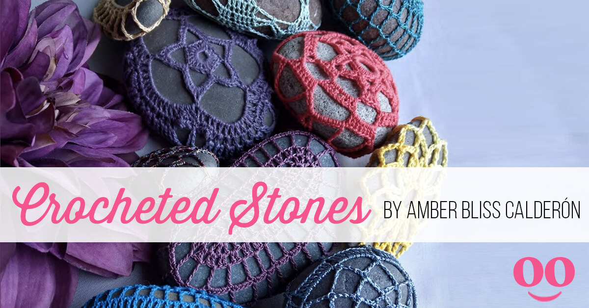 stones with crochet