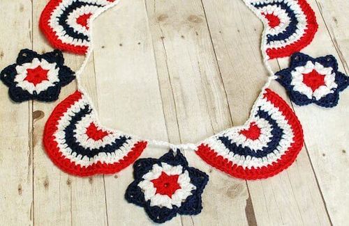Star Spangled Banner Crochet Pattern July 4th