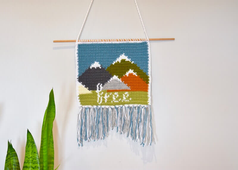 mountain tapestry great outdoors crochet pattern