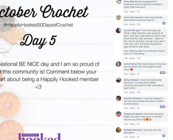 crochet projects 30 days October 2020