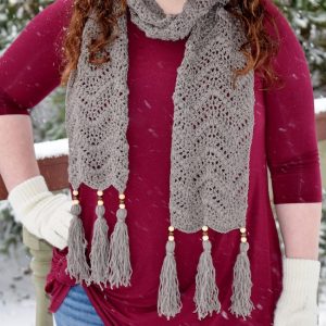 top crochet pattern chevron scarf