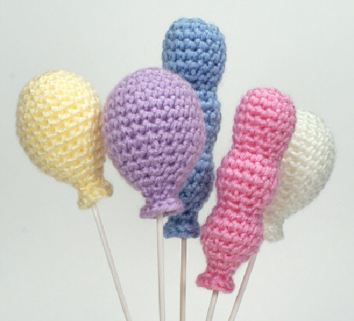 Crochet amigurumi balloons pattern