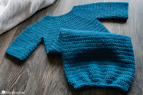 Simple Newborn Sleeper crochet pattern