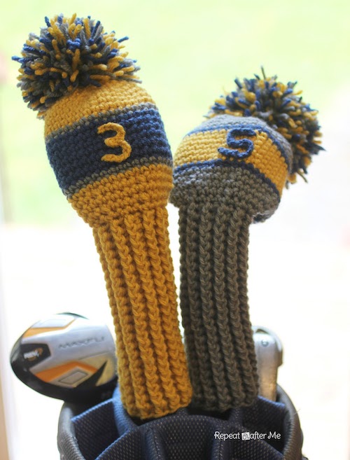 unique crochet gift golf covers