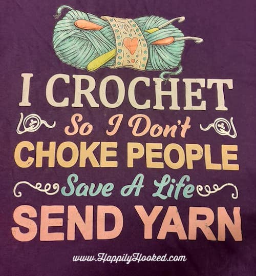 funny crochet meme send yarn