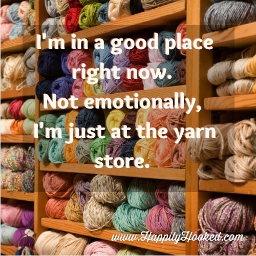 yarn store crochet meme