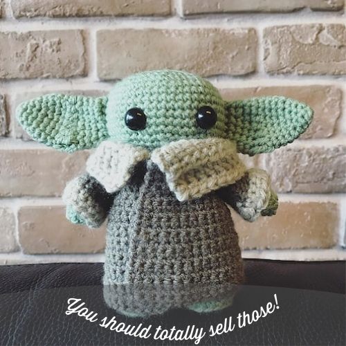 You should crochet Baby Yoda