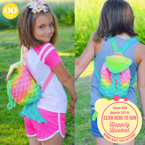 Mermaid Backpack crochet pattern that you would really crochet