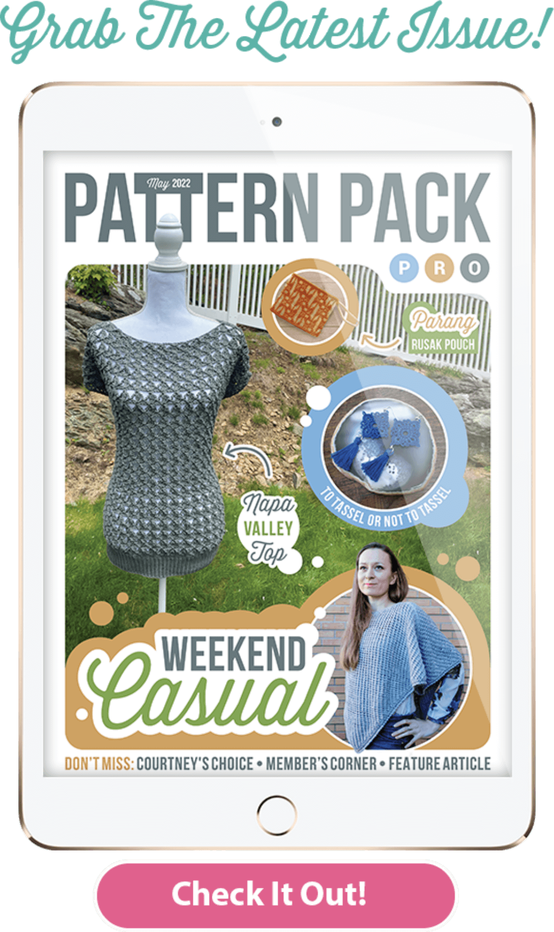 Weekend Casual Patterns are featured in the May 22 issue of Pattern Pack Pro! Check It Out!