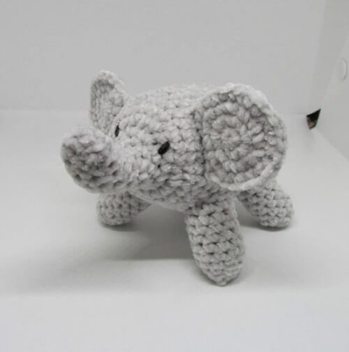 Peek-A-Boo Elephant crochet pattern