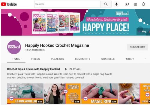 Happily Hooked YouTube channel